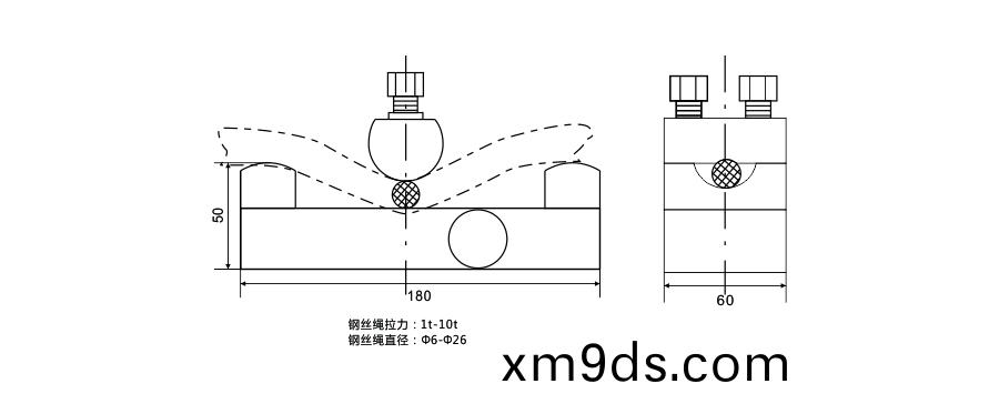BCQ旁壓式傳感器尺寸圖